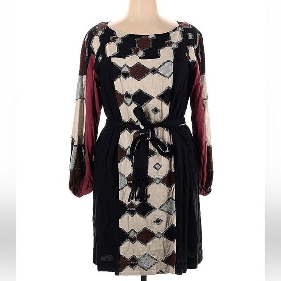 Anthropologie beaded shift mini dress NWT - Picture 5 of 6